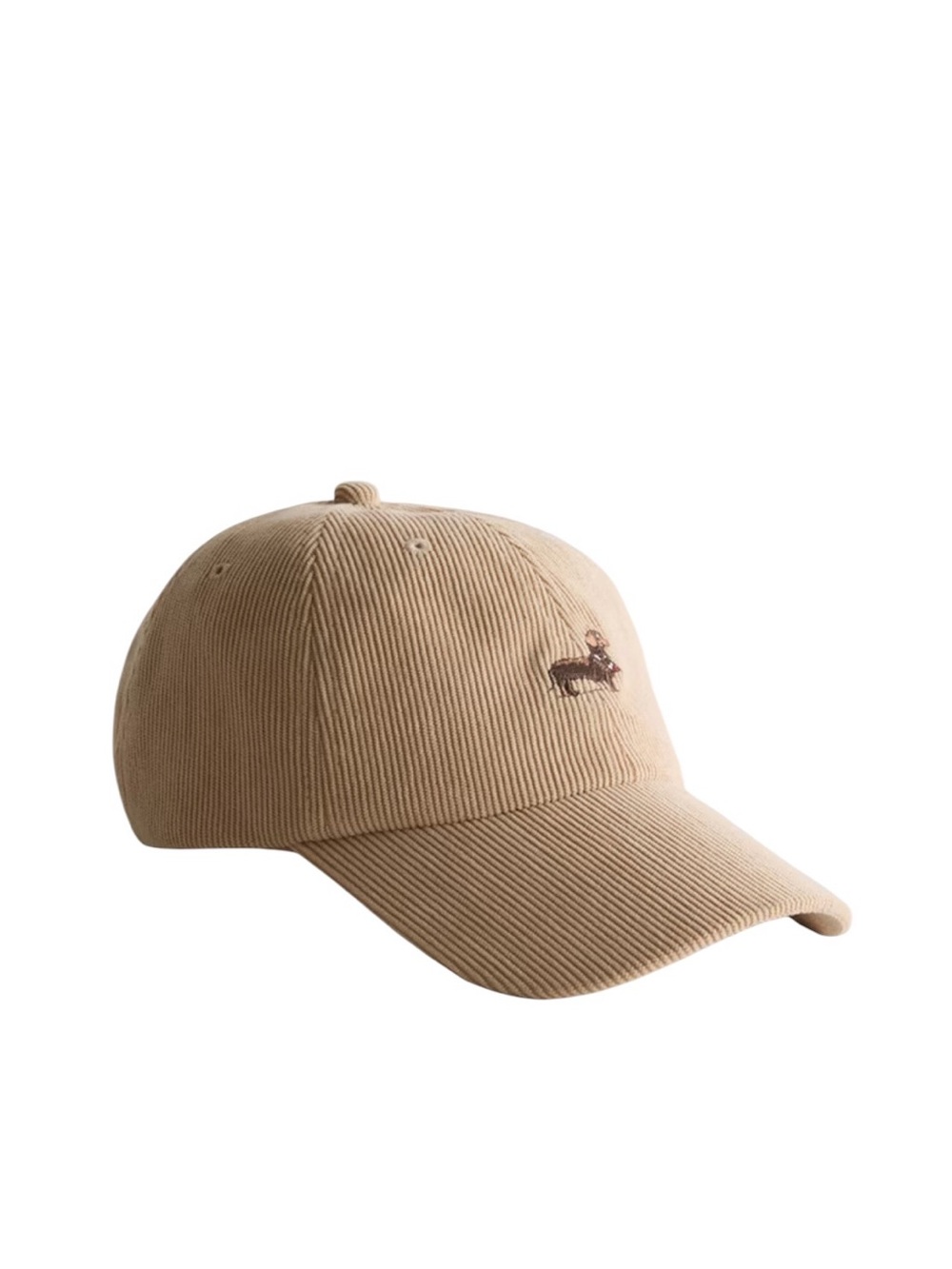 Corduroy Dog Baseball Cap Embroidered Dachshund Dog Baseball Cap Hat